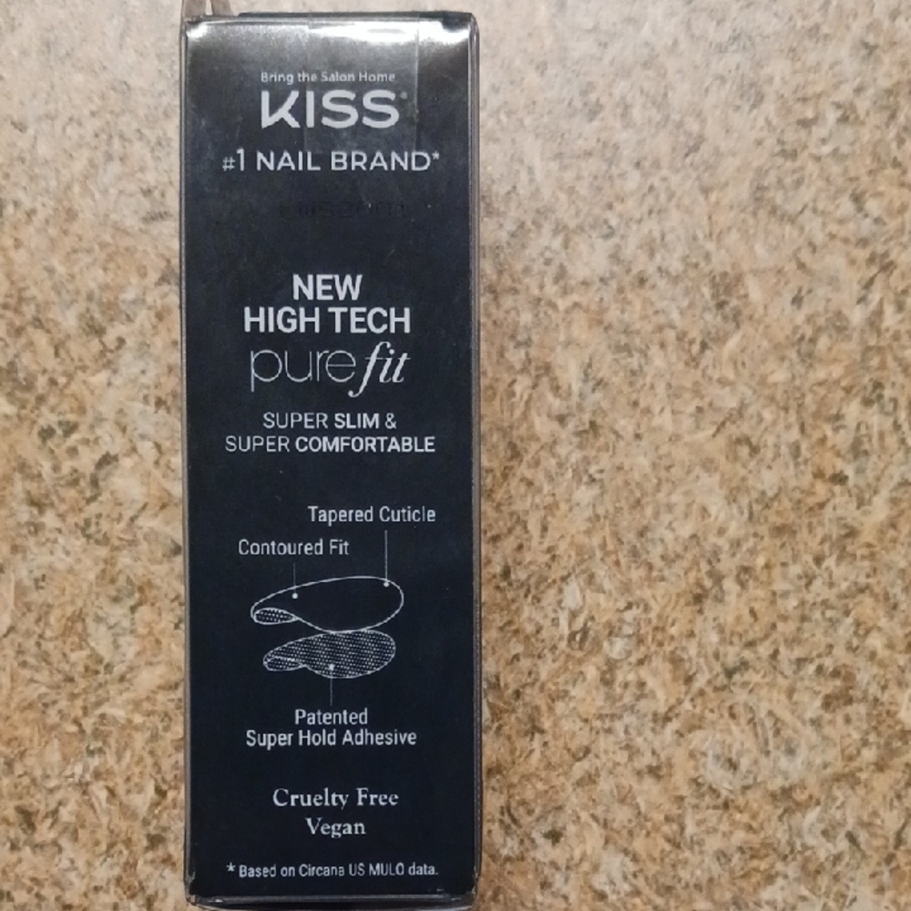 Press-On Nails. Kiss Brand. Black. Box #16. - Picture 6 of 16